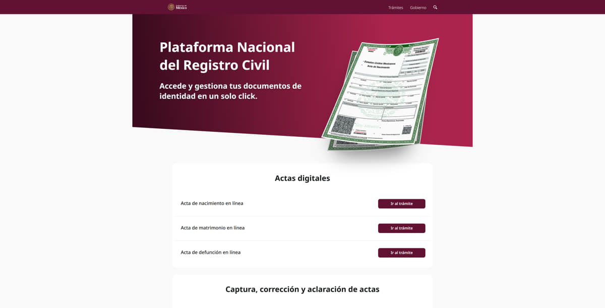 miregistrocivil.gob.mx logo